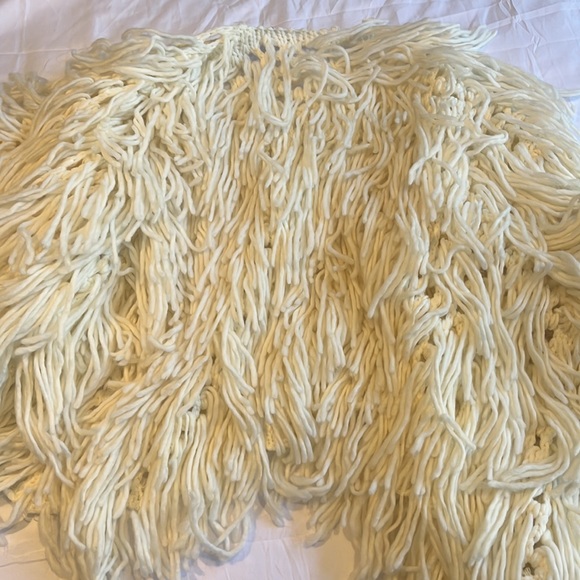 Fringe Sweater Jacket M/L - Picture 2 of 2